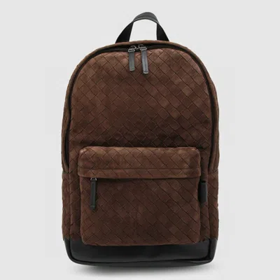 Bottega Veneta Brown Leather Backpack