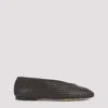 Bottega Veneta Fondant Intrecciato Lambskin Rosa Ballet Flats In Brown