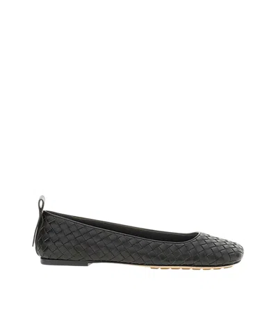 Bottega Veneta Brown Leather Ballet Flats