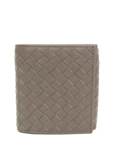 Bottega Veneta Brown Leather Bi-fold Wallet (authentic Pre-loved)