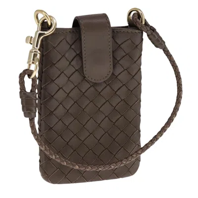 Pre-owned Bottega Veneta Brown Leather Clutch Bag ()