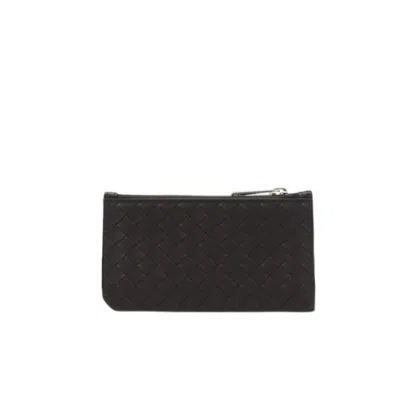 Pre-owned Bottega Veneta Brown Leather Coin Purse/coin Case ()