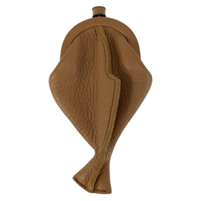 Pre-owned Bottega Veneta Brown Leather Coin Purse/coin Case ()