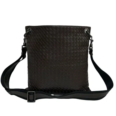 Pre-owned Bottega Veneta Brown Leather Pochette Shoulder Bag ()