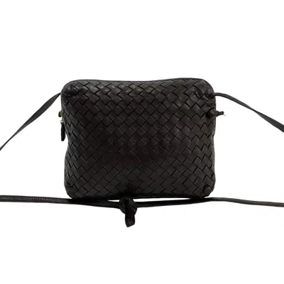 Pre-owned Bottega Veneta Brown Leather Pochette Shoulder Bag ()