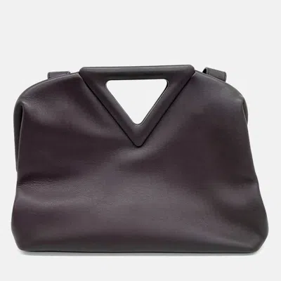 Pre-owned Bottega Veneta Brown Leather Point Bag