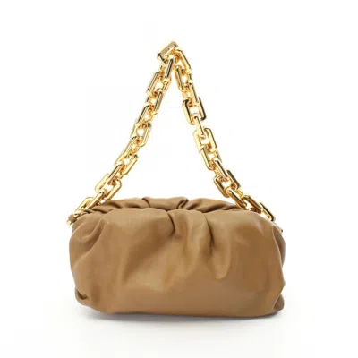 Pre-owned Bottega Veneta Brown Leather Pouch Shoulder Bag ()