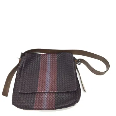 Pre-owned Bottega Veneta Brown Leather Shoulder Bag ()