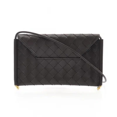 Pre-owned Bottega Veneta Brown Leather Shoulder Bag ()