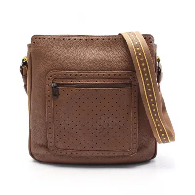 Pre-owned Bottega Veneta Brown Leather Shoulder Bag ()