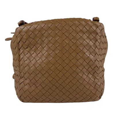 Pre-owned Bottega Veneta Brown Leather Shoulder Bag ()
