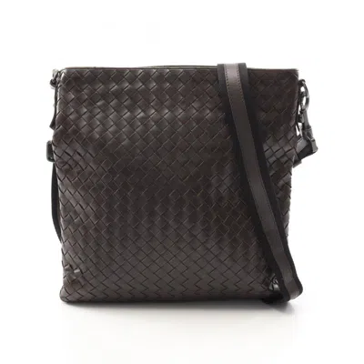 Pre-owned Bottega Veneta Brown Leather Shoulder Bag ()