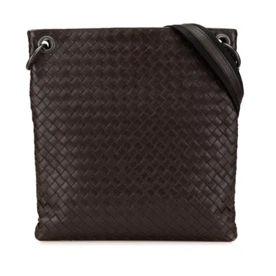 Pre-owned Bottega Veneta Brown Leather Shoulder Bag ()
