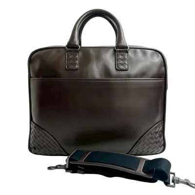 Pre-owned Bottega Veneta Brown Leather Shoulder Bag ()