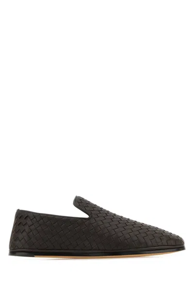 Bottega Veneta Brown Leather Slippers