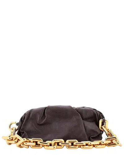 Bottega Veneta Brown Leather The Chain Pouch Teen (authentic Pre-loved)