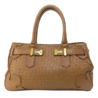 Pre-owned Bottega Veneta Brown Leather Tote Bag ()
