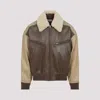 Bottega Veneta Multicolor Leather Bomber Jacket In Multi