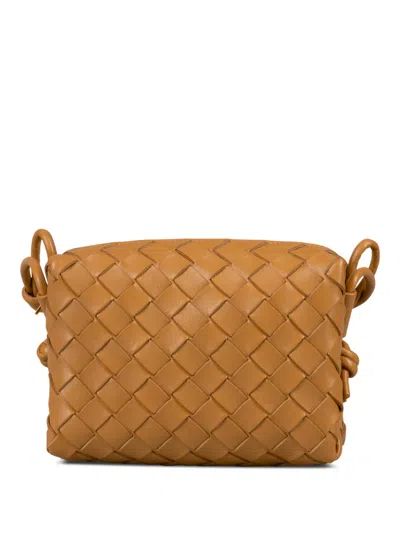 Bottega Veneta Brown Loop Mini Crossbody Bag