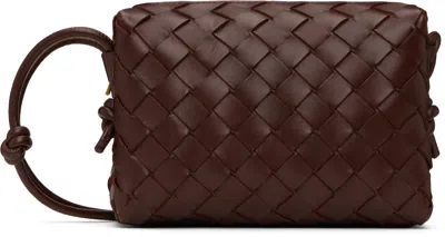 Bottega Veneta Brown Mini Loop Camera Bag In 2122 Madder Brown-go