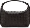 Bottega Veneta Brown Mini Wallace Bag In 2132 Fondant-gold