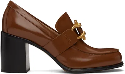 Bottega Veneta Monsieur Bit Loafer Pump In 2460 Brown Sugar