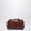 Bottega Veneta Brown Plaited Concert Clutch Bag In Brown
