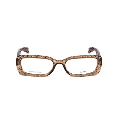 Bottega Veneta Brown Plastic Glasses Women's (frames)