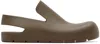 Bottega Veneta Women's Puddle Rubber Slingback Loafers In 2895 Jute