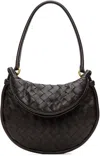 Bottega Veneta Brown Small Gemelli Shoulder Bag In 2190-fondant-m Brass