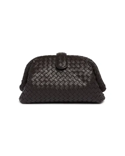 Bottega Veneta Brown Small Lauren 1980 Clutch