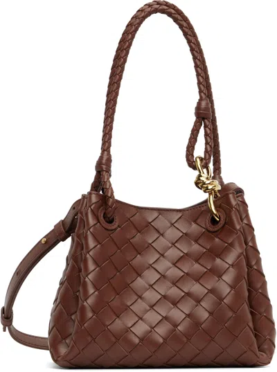 Bottega Veneta Brown Small Parachute Bag