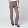 Bottega Veneta Brown Straight Jeans In Brown