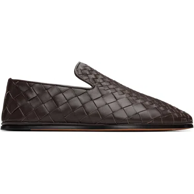 Bottega Veneta Intrecciato Woven Nappa Leather Slipper In Black