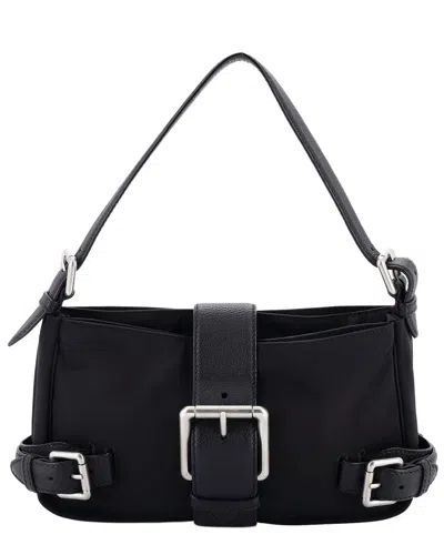 Pre-owned Bottega Veneta Buckle Shoulder Bag With Leather (authentic Pre-loved)
