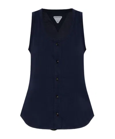BOTTEGA VENETA BOTTEGA VENETA SINGLE BREASTED SLEEVELESS TOP