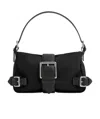 Bottega Veneta Buckled Shoulder Bag In Black