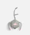 Bottega Veneta Bunny Zipped Coin Purse In Gray