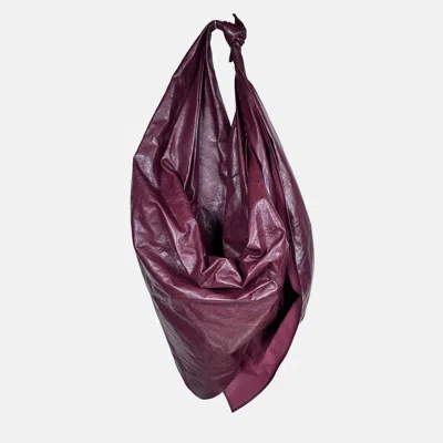 Pre-owned Bottega Veneta Burgundy Foulard Bag