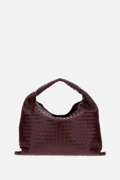 Bottega Veneta Burgundy Hop Large Shoulder Bag
