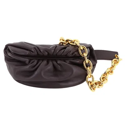 Pre-owned Bottega Veneta Burgundy Leather Pouch Sling Bag ()