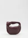 Bottega Veneta Women Mini Jodie Leather Handbag With Intrecciato Motif