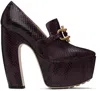 Bottega Veneta Burgundy Mostra Pumps In 2226 Merlot