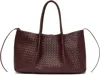 Bottega Veneta Pinacoteca Medium Leather Tote Bag In 2102 Madder Brown