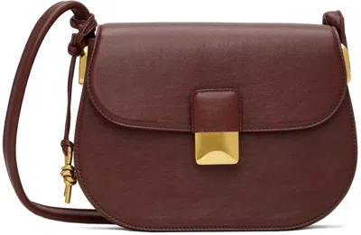 Bottega Veneta Burgundy Small Desiree Bag In 2250 Barolo M Brass