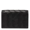 Bottega Veneta Women's Woven Business Card Case In Black