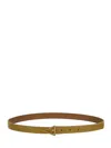 Bottega Veneta Butterscotch Belt In White