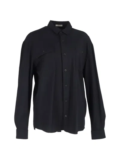 Pre-owned Bottega Veneta Button-down Long-sleeve Shirt In Black