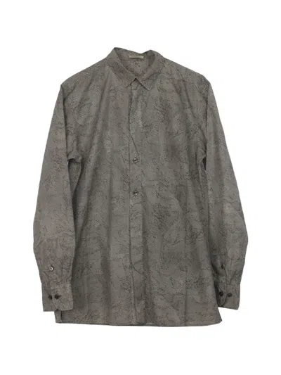 Pre-owned Bottega Veneta Button-down Shirt In Gray