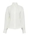 Bottega Veneta Women Compact Cotton Shirt In White